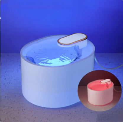 Wireless Cat Water Fountain Stainless Steel, 3L Pet Fountain Battery Operated, Cordless Running Water Dispenser for Cats & Dogs with Motion Sensor, Ultra Quiet