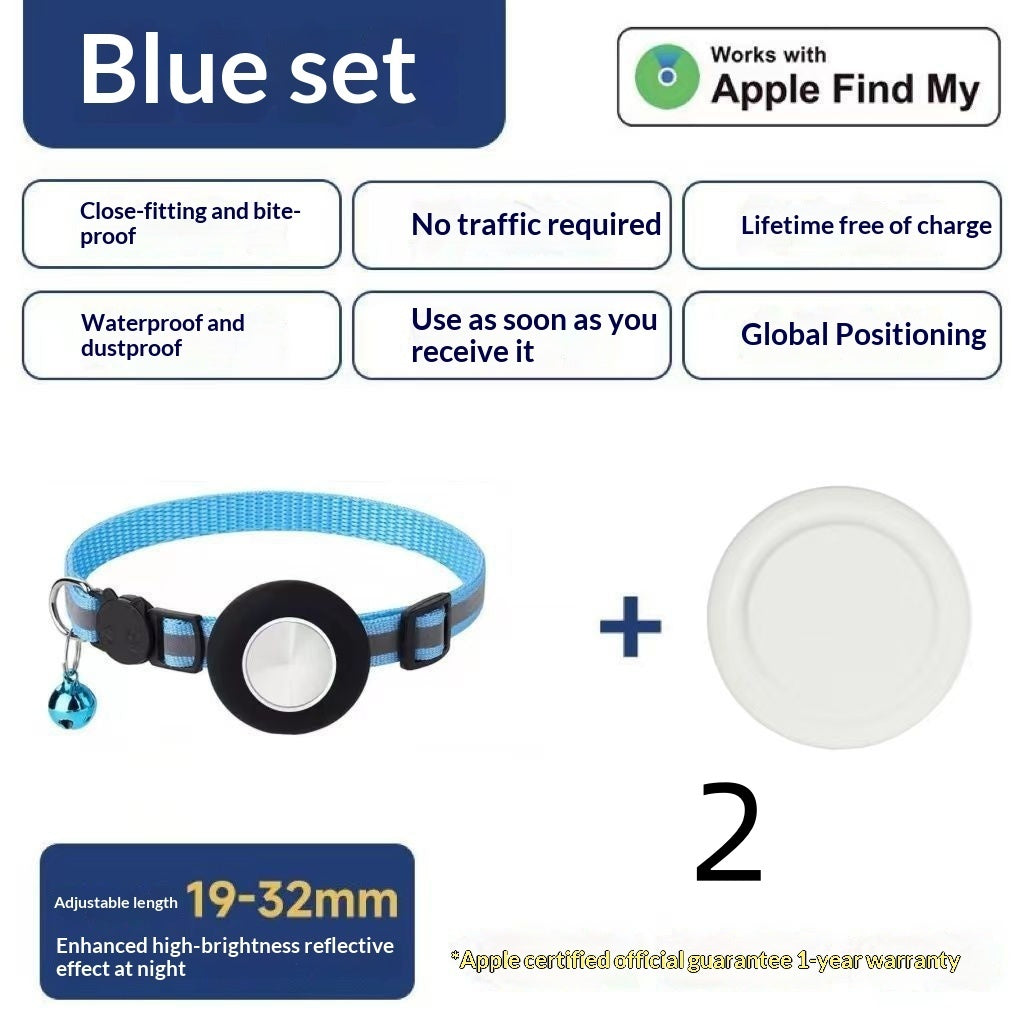 Airtag Cat Collar Premium Qality Gps Locator Pet  Anti-lost Tracking Magic