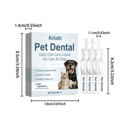 Pet Dental Oral Care Solution – Easy Daily Dental Care for Your Pet
