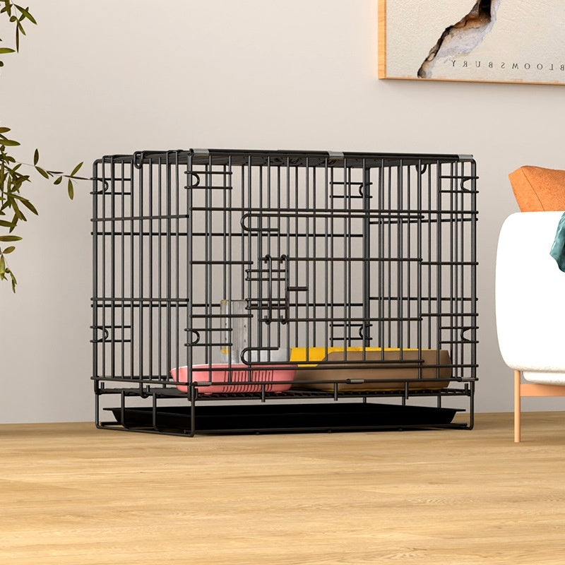 18 -22 Encrypted Folding Dog Cage  Large Corgi And Shiba Inu Pet Cage