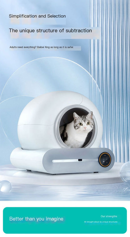 Automatic Cat Litter Box with Odor Control (Large)