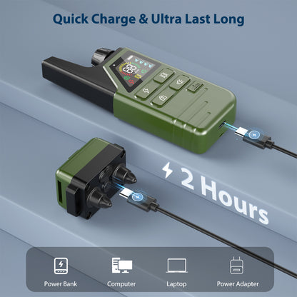 Dog Shock Collar - 4300FT Dog Training Collar with Remote, IPX8 Waterproof Electric Dog Collar with 4 Training Modes, Security Lock,