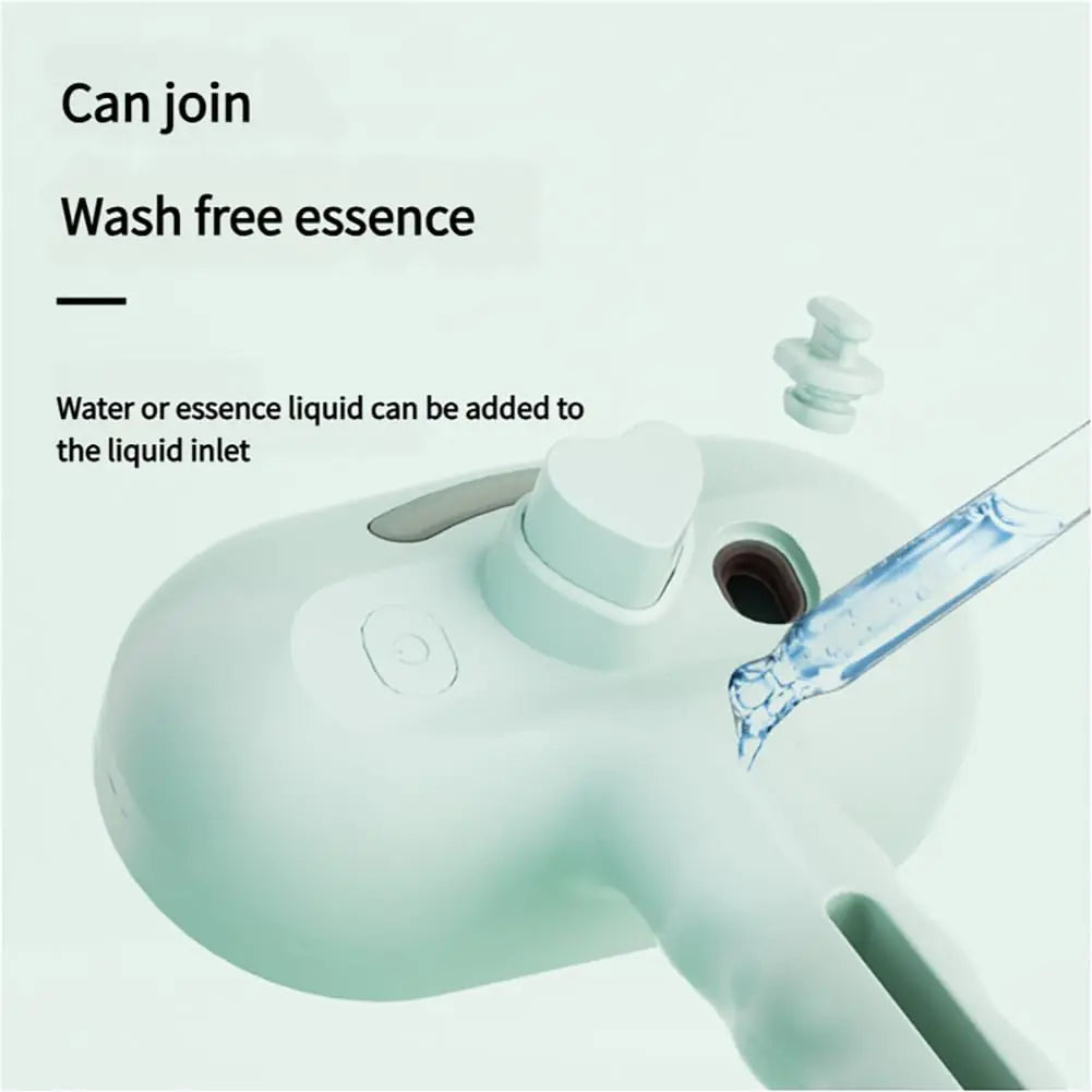 3-in-1 Steam Pet Brush – Self-Cleaning, Silicone Bristles, and Steam Function for Dogs, Cats & Horses