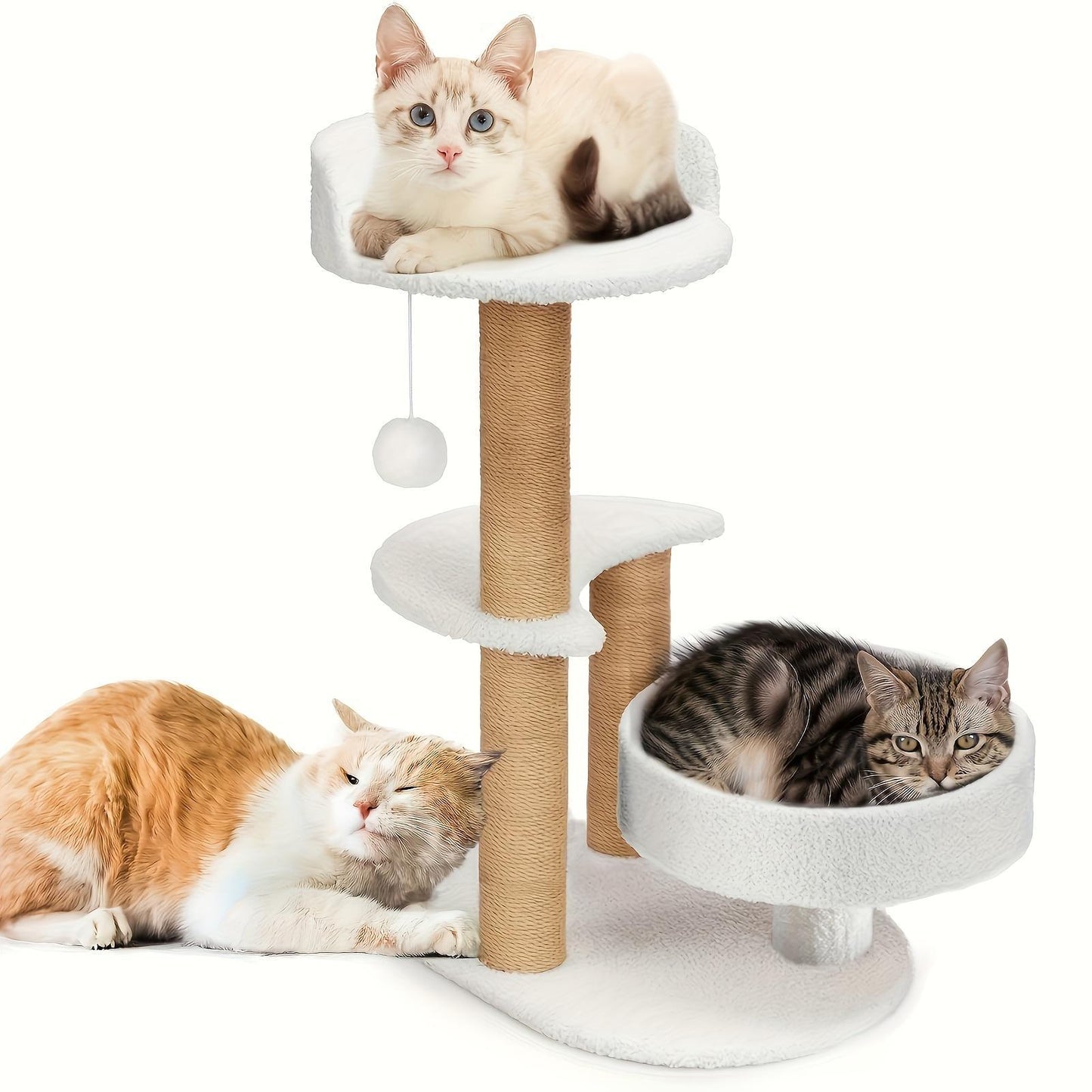 26 In Cat Tree Climbing Frame – Multi-Level Playground for Happy, Healthy Cats