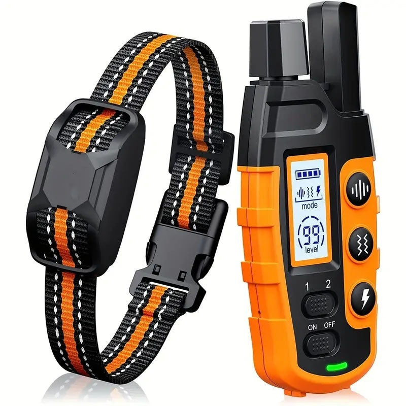 Dog Shock Collar - 3300Ft Rechargeable Waterproof Training Collar with Remote for Small, Medium & Large Dogs, Safe Beep, Vibration & Shock Modes (5-120lbs)