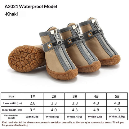Boots For Pet Dogs Waterproof Non-slip Breathable Rain