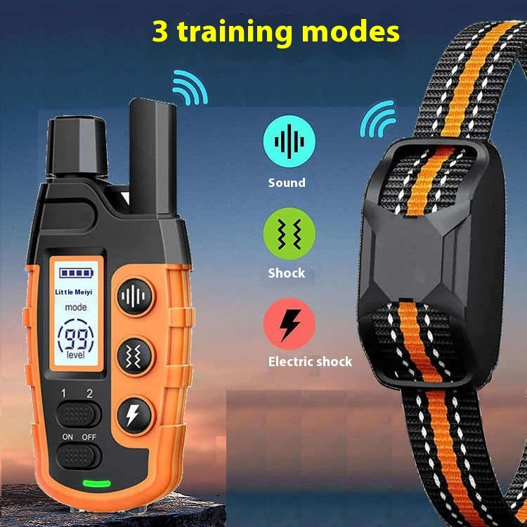 Dog Shock Collar - 3300Ft Rechargeable Waterproof Training Collar with Remote for Small, Medium & Large Dogs, Safe Beep, Vibration & Shock Modes (5-120lbs)