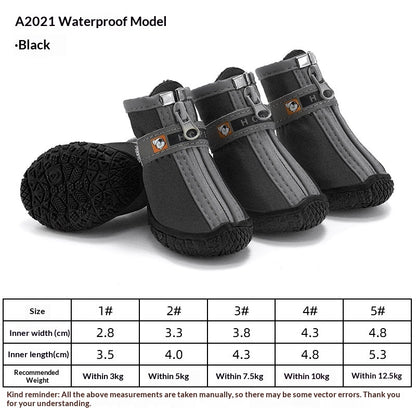 Boots For Pet Dogs Waterproof Non-slip Breathable Rain