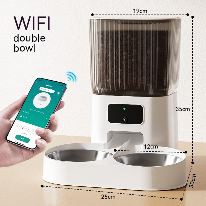 Automatic Pet Feeder Cat Smart WiFi Pet Feeder with Camera App Control