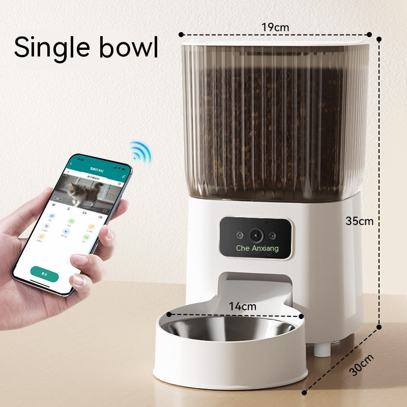 Automatic Pet Feeder Cat Smart WiFi Pet Feeder with Camera App Control