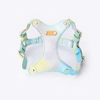 Adjustable Waterproof Leather Pet Harness for Small Cats