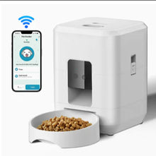 Automatic Cat Feeder, 5G WiFi Automatic Dog Food Dispenser with Freshness Preservation, 2L Timed Pet Feeder with Low Food Sensor,
