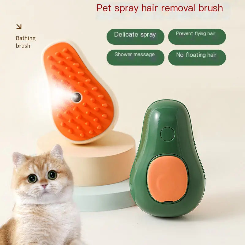Pet Grooming Brush for Cats and Dogs with Massage Spray