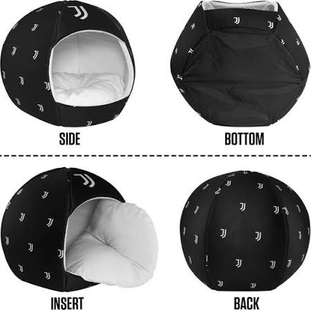 Dog Hugs Cat Juventus - Medium -Pet Bed-Licensed Pet beds