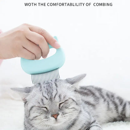 Cat Hair Removal Comb with Cute Handles for Grooming